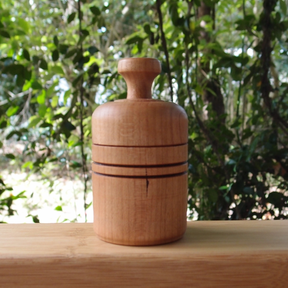 Cherry Wood Lidded Box